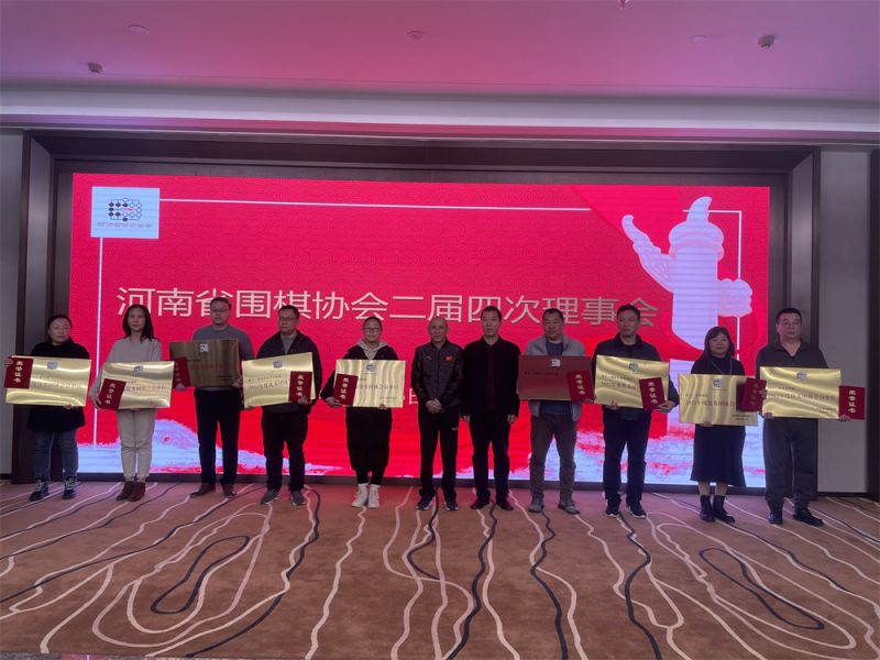 河南省围棋协会二届四次理事会