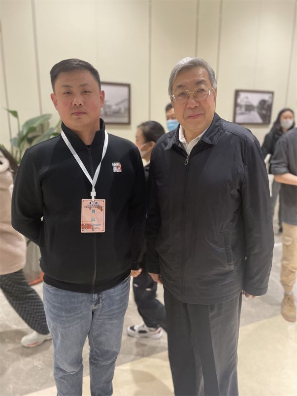 张志蛟老师与中国围棋协会主席林建超将军